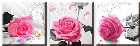 Модульная картина Розовые розы Модульная картина Розовые розы<br>kit: None; gender: None;