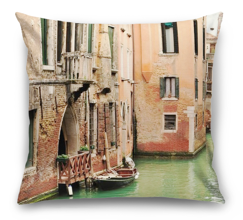 3D Подушка «Венецианский канал» вид 1