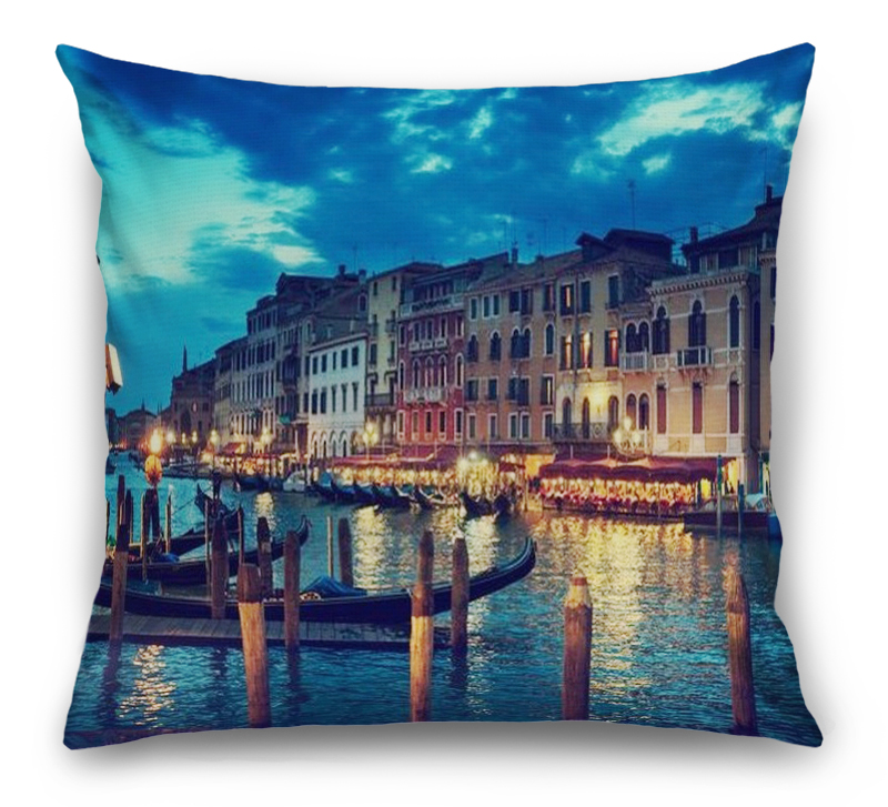 3D Подушка «Вечерняя Венеция» вид 7