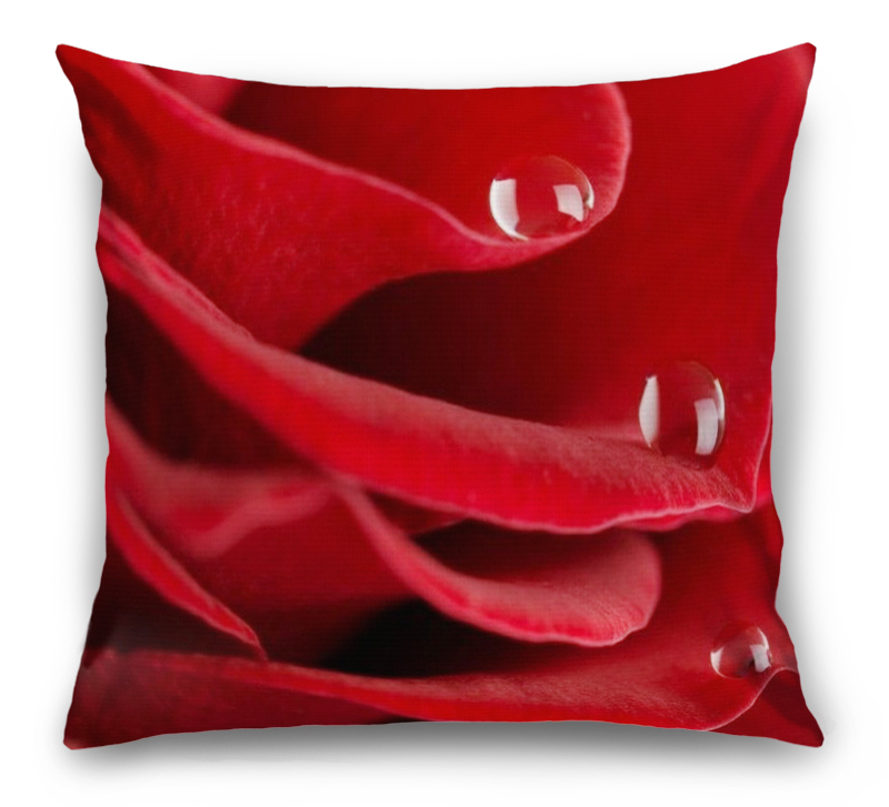 3D Подушка «Роса на лепестках роз» вид 7
