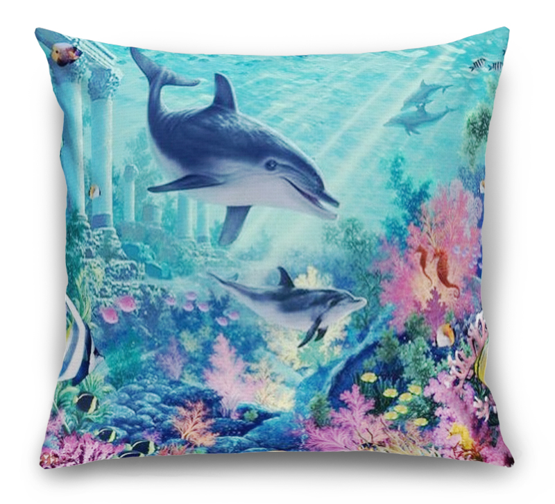 3D Подушка «Сказочное дно океана» вид 6