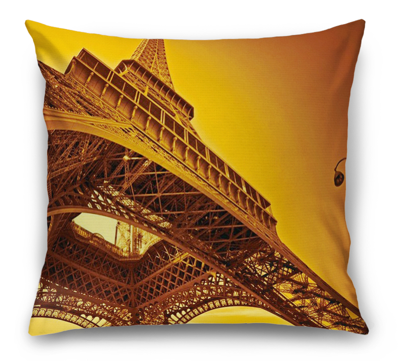 3D Подушка «Париж» вид 1