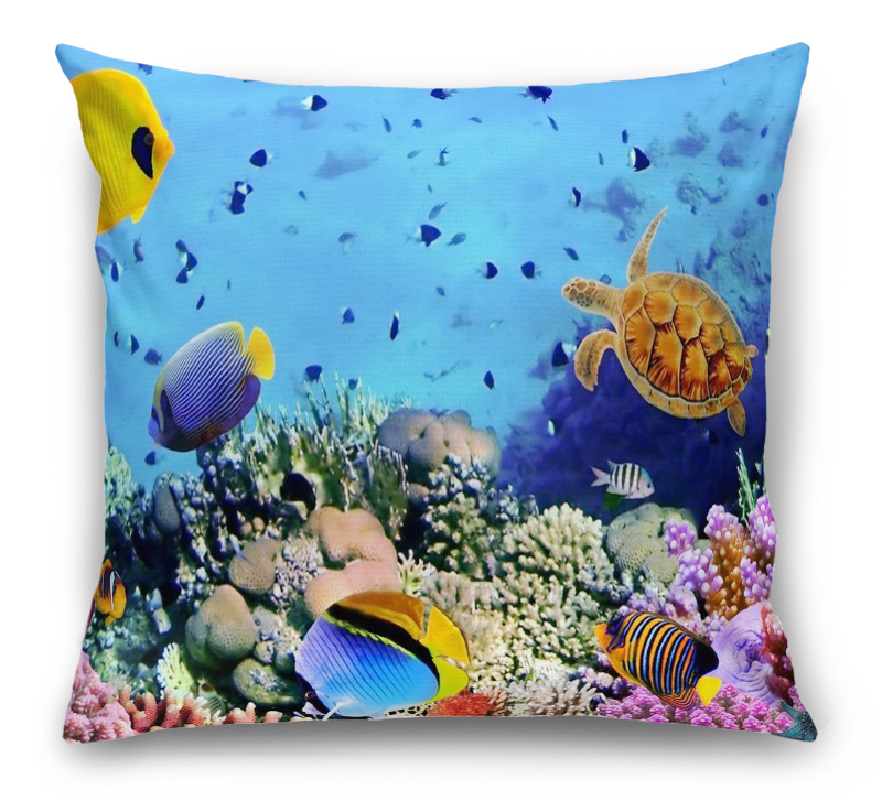 3D Подушка «Подводный мир» вид 6