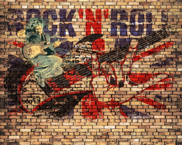 

3D Фотообои "Rock N Roll" 300x240