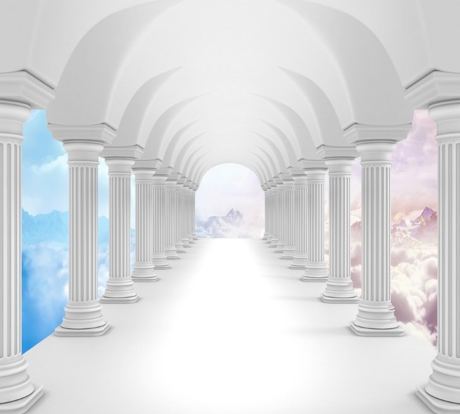 

3D Фотообои "Терраса на Олимпе" 300x270