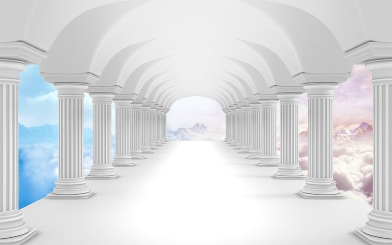 

3D Фотообои "Терраса на Олимпе" 400x250