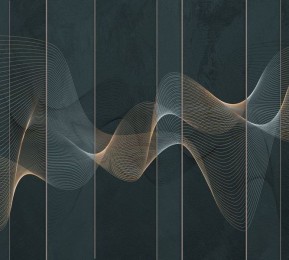 Шторы для ванной «Изумрудные волны»
