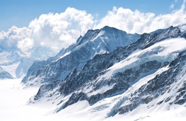 3D Ковер « Пейзаж в заснеженных горах» 