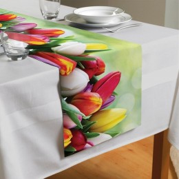 Сервировочная дорожка «Разноцветные тюльпаны»