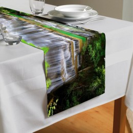 Сервировочная дорожка «Водопад с журавлями»