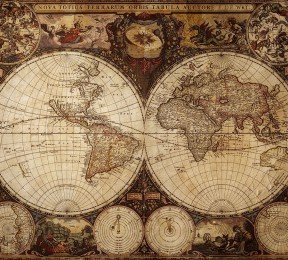 Фотошторы «Карта мира»