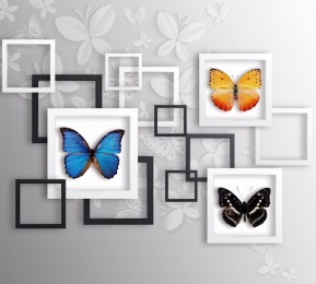 Фотошторы «Коллекция бабочек»