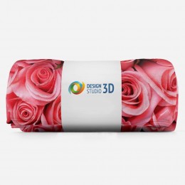 3D плед «Обилие роз»