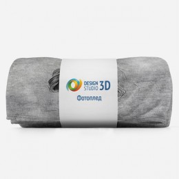 3D Плед «Портрет на стене»