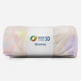 3D Плед «Нежные горы для детской»