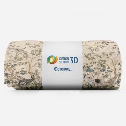 3D Плед «Журавлиный сад»