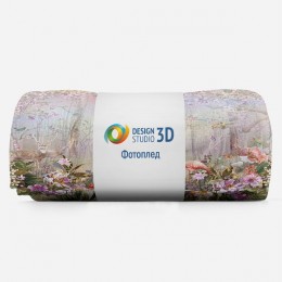 3D Плед «Прекрасный сад»