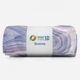 3D Плед «Фиалковый аметист»