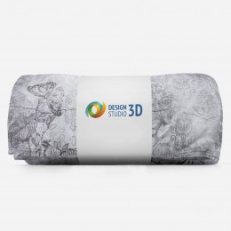 3D плед «Туманная поляна»
