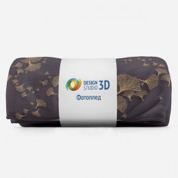 3D Плед «Круговорот из цветочных зонтиков»