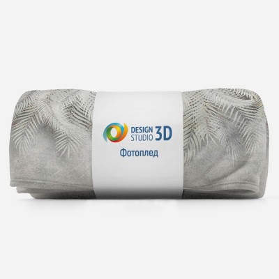 3D Плед «Тропическая нежность» Тропикалия