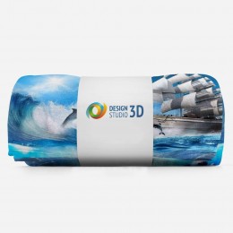 3D плед «Морские глубины»