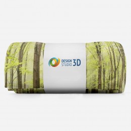 3D плед «Зеленый лес»