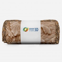 3D плед «Резьба по дереву в китайском стиле»