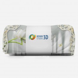 3D плед «Тоннель с лотосами»