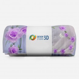 3D плед «Тоннель с розами»