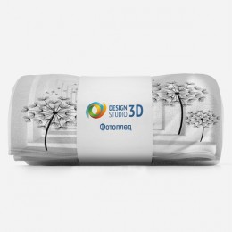 3D Плед «Одуванчики в тоннеле»