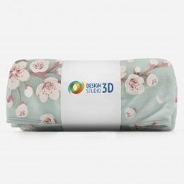 3D плед «Сакура в саду»