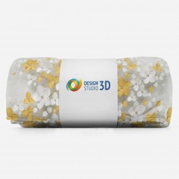 3D плед «Листья в золоте»