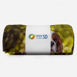 3D плед «Длинноухая собачка»