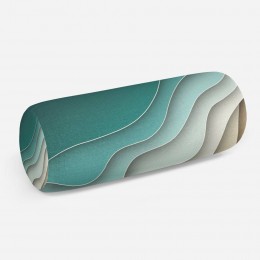 3D подушка-валик «Волнистый узор»