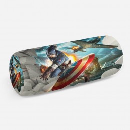 3D подушка-валик «Капитан Америка»
