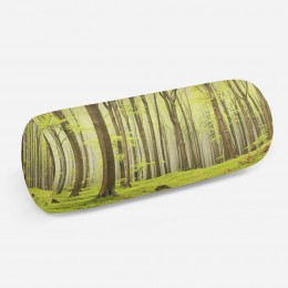 3D подушка-валик «Зеленый лес»
