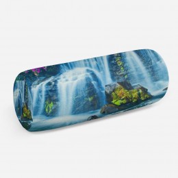 3D подушка-валик «Горный водопад»