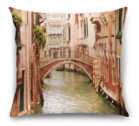 3D Подушка «Мостик в Венеции»
