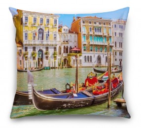 3D Подушка «Яркий полдень в Венеции»