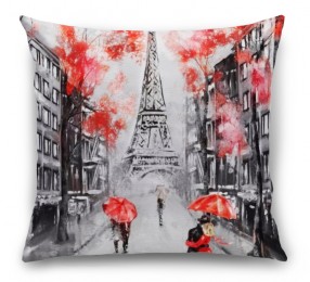 3D Подушка «Париж - город любви»