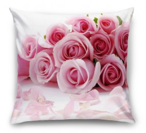 3D Подушка «Чайные розы» 