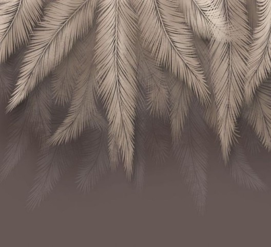 3D Подушка «Шаль из листьев» вид 2