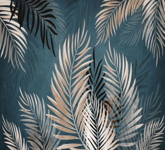 3D Подушка «Ночные тропические ветви» вид 2