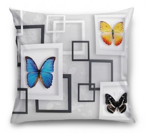 3D Подушка «Коллекция бабочек»
