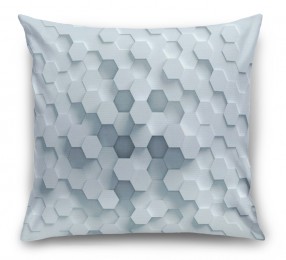 3D Подушка «Сетка многогранников»