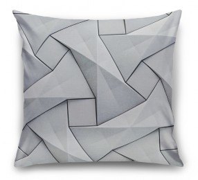 3D Подушка «Мозаика из квадратов»