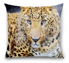 3D Подушка «Красивый леопард»