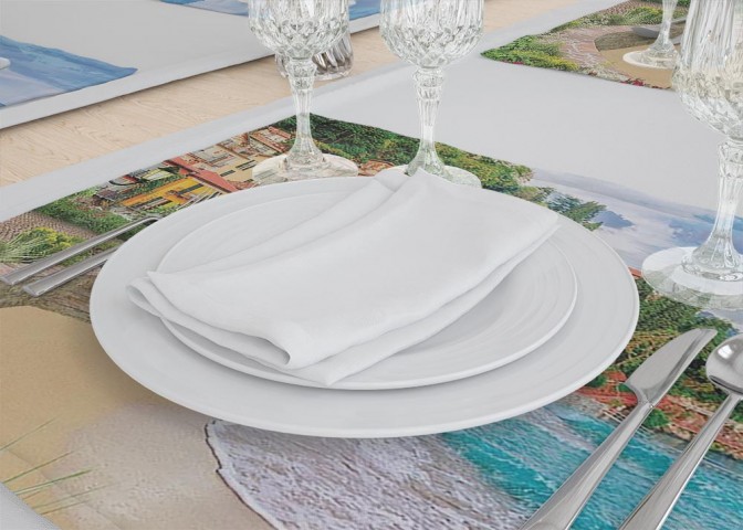 Сервировочные салфетки под тарелки «Берег Италии» вид 3