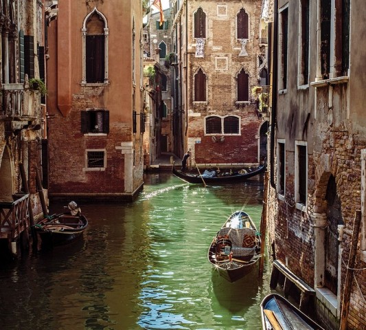 Салфетки индивидуальные «Канал в Венеции» вид 2